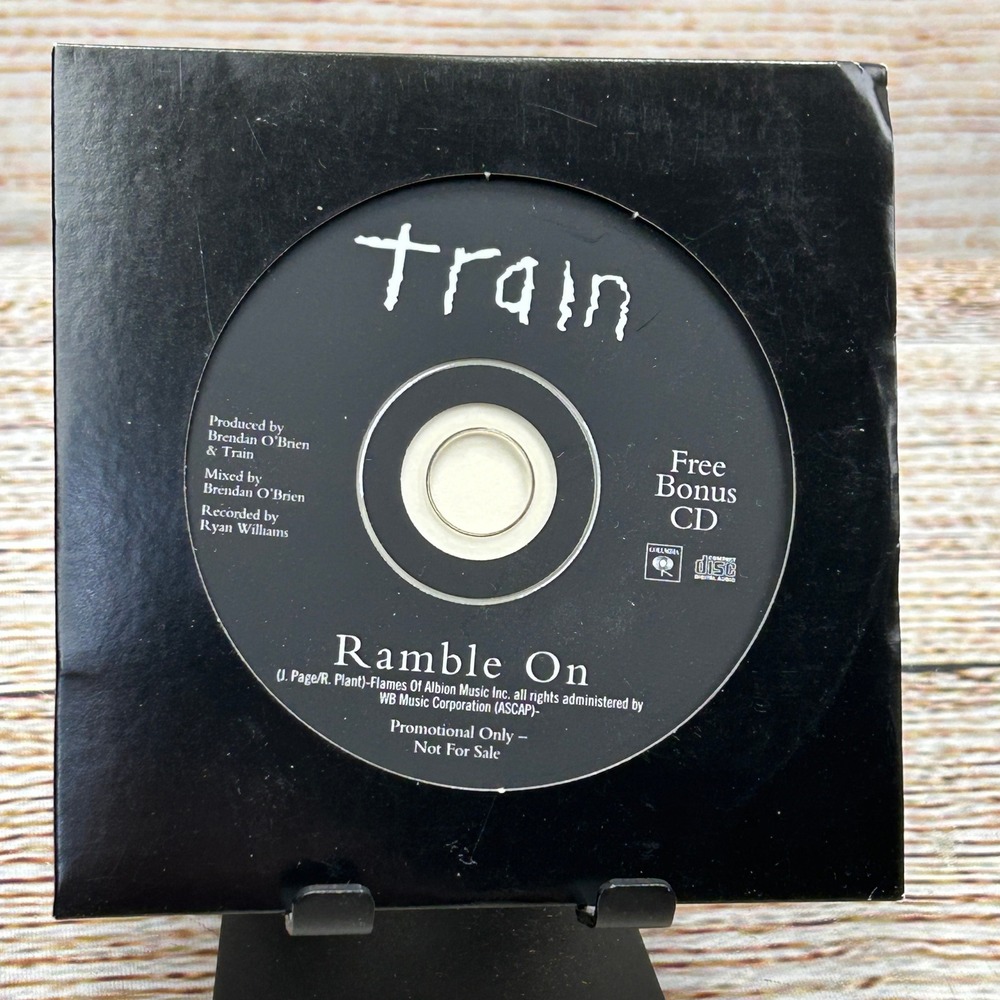 Train Ramble On Promo CD‎ Single Led Zeppelin Cover 2001 Columbia CSK 52537